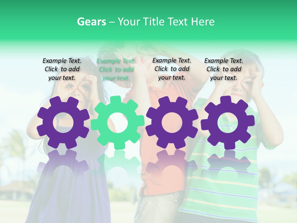 Summertime Smile Green PowerPoint Template