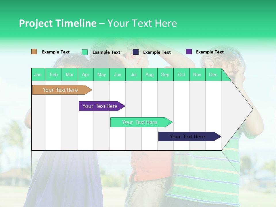 Summertime Smile Green PowerPoint Template