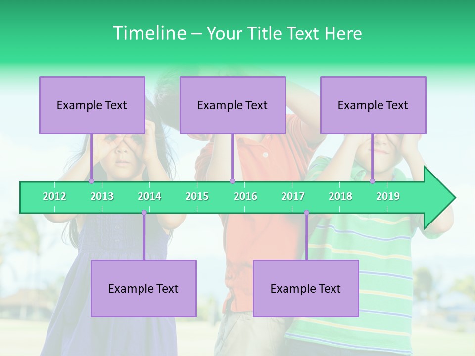 Summertime Smile Green PowerPoint Template