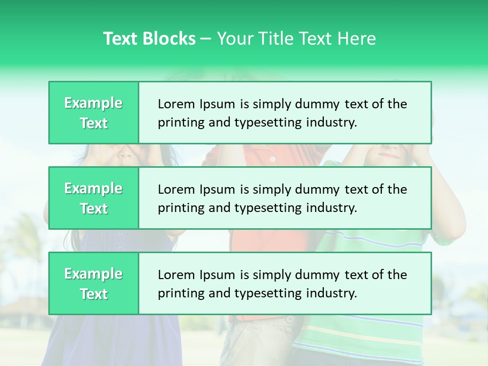 Summertime Smile Green PowerPoint Template