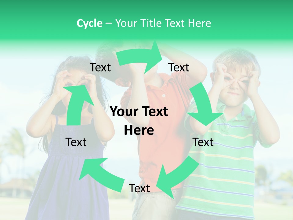 Summertime Smile Green PowerPoint Template