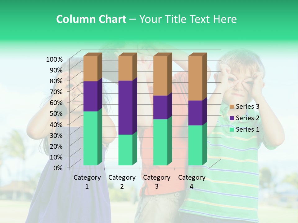 Summertime Smile Green PowerPoint Template
