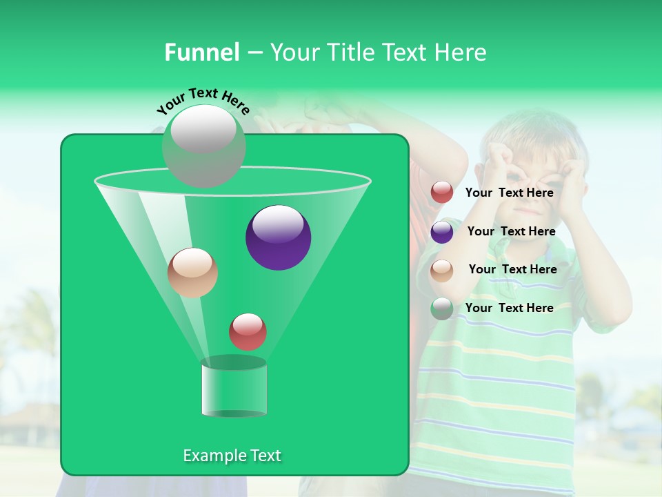 Summertime Smile Green PowerPoint Template