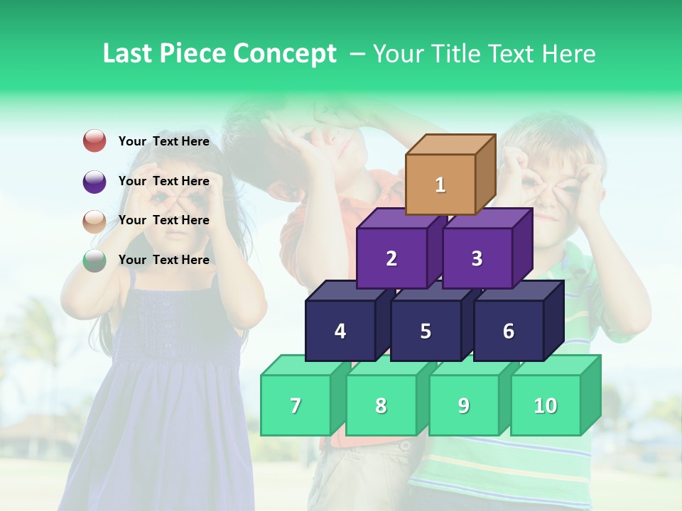 Summertime Smile Green PowerPoint Template