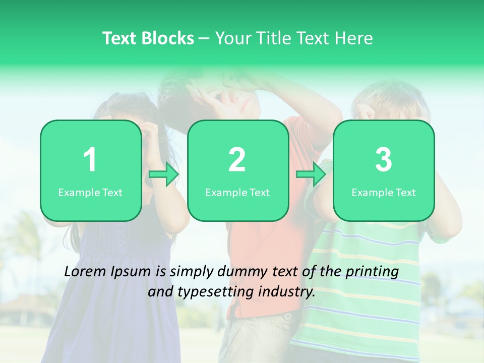 Summertime Smile Green PowerPoint Template