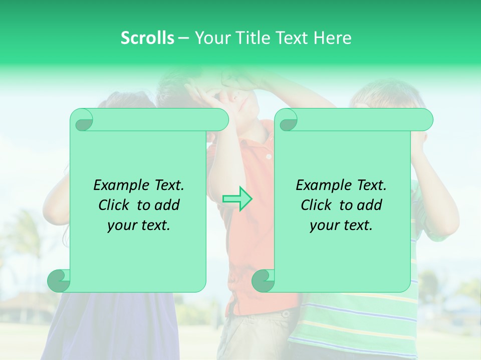 Summertime Smile Green PowerPoint Template