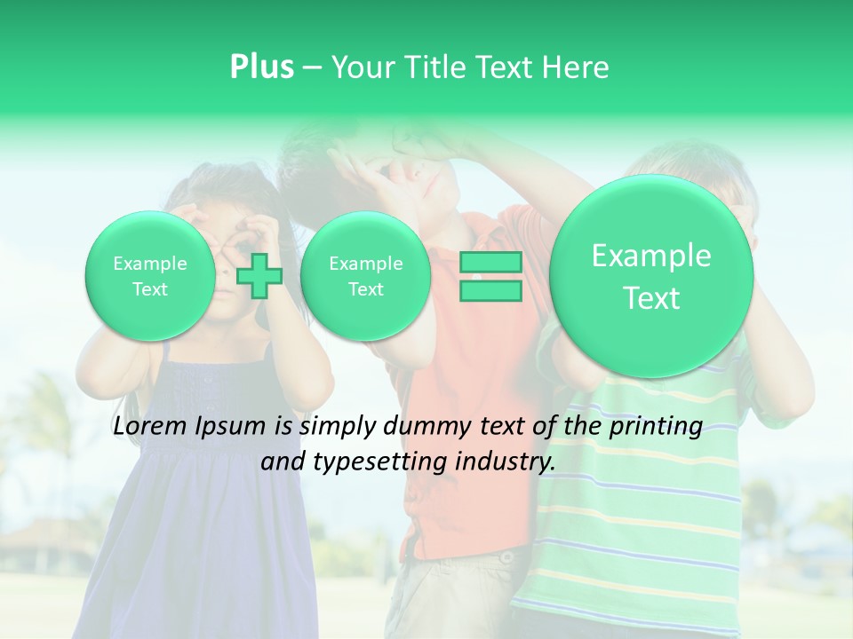 Summertime Smile Green PowerPoint Template