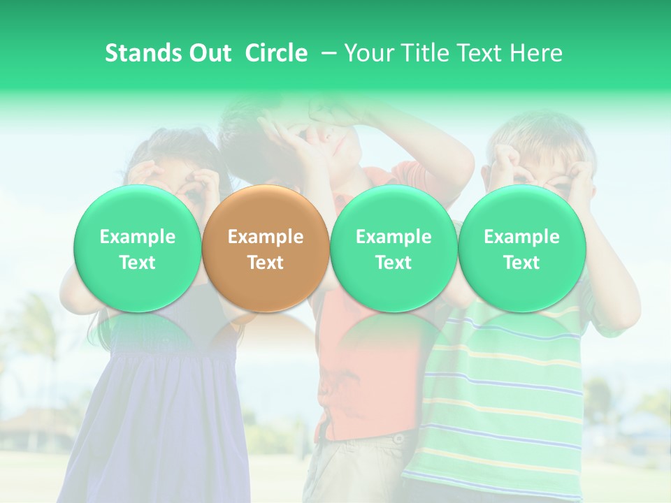Summertime Smile Green PowerPoint Template