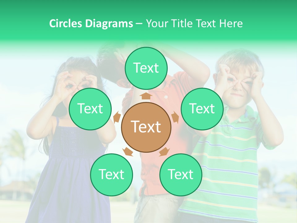 Summertime Smile Green PowerPoint Template