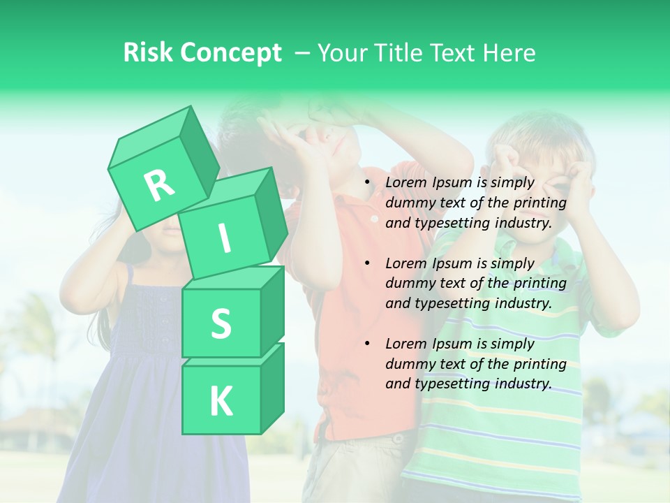 Summertime Smile Green PowerPoint Template