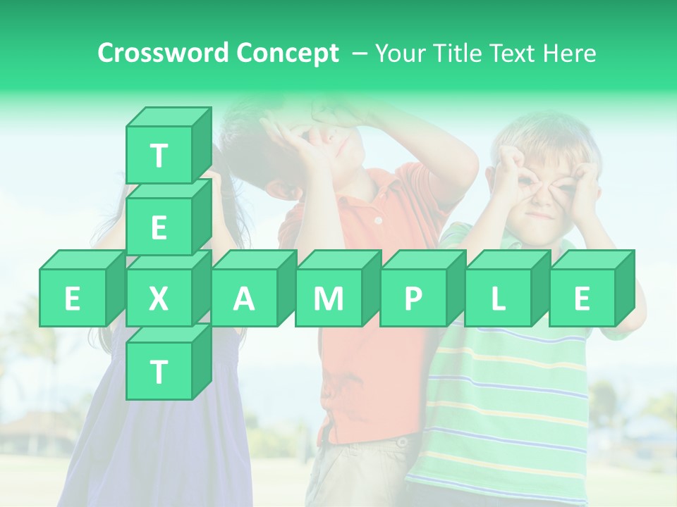 Summertime Smile Green PowerPoint Template