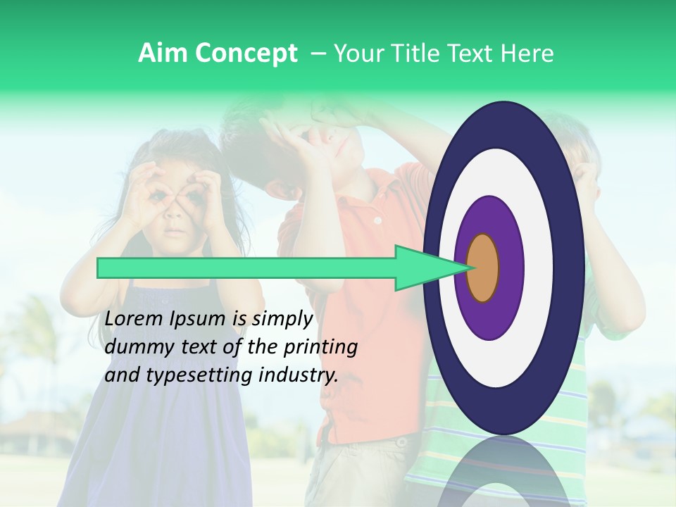 Summertime Smile Green PowerPoint Template