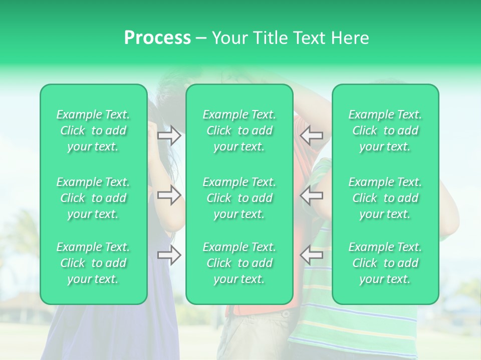 Summertime Smile Green PowerPoint Template