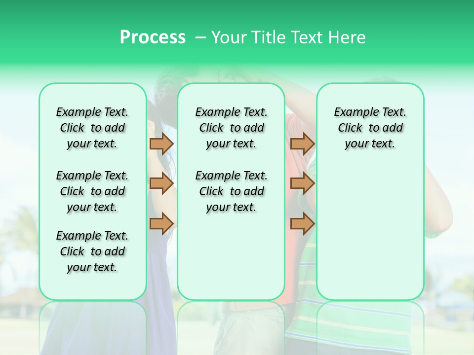 Summertime Smile Green PowerPoint Template