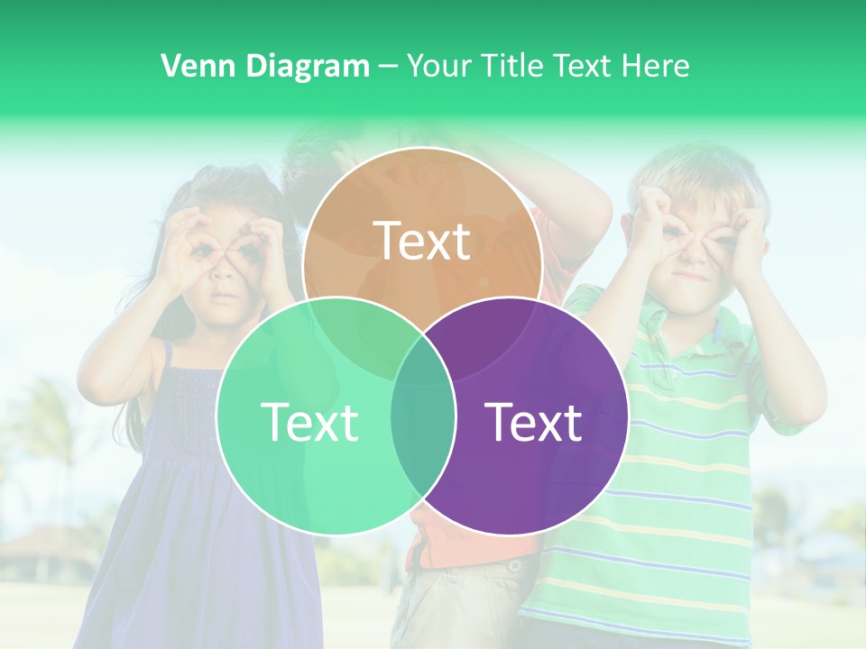 Summertime Smile Green PowerPoint Template
