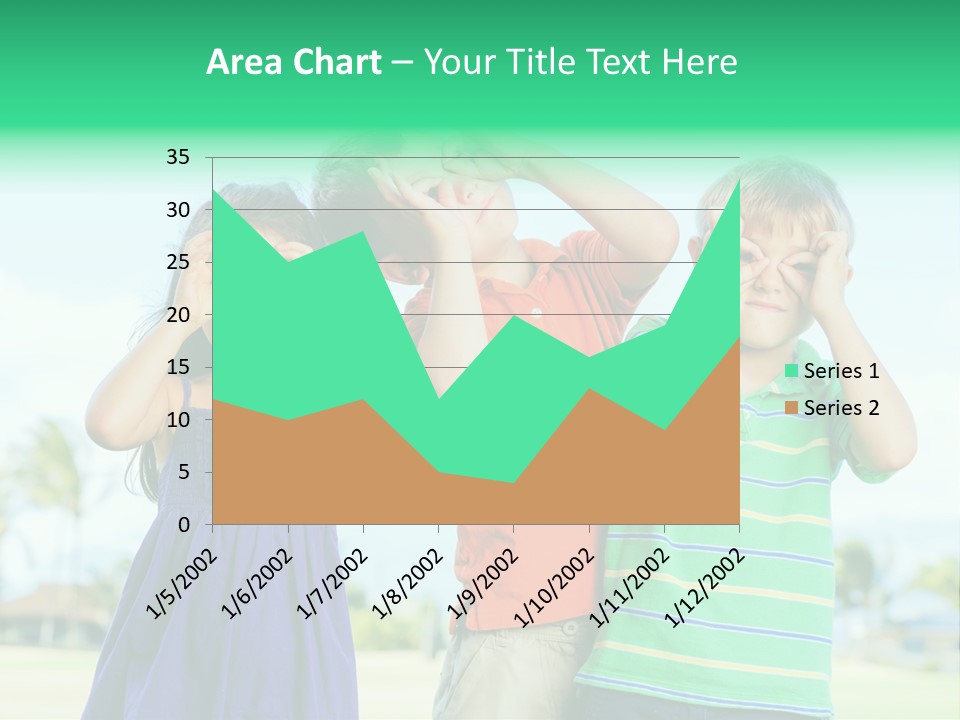 Summertime Smile Green PowerPoint Template