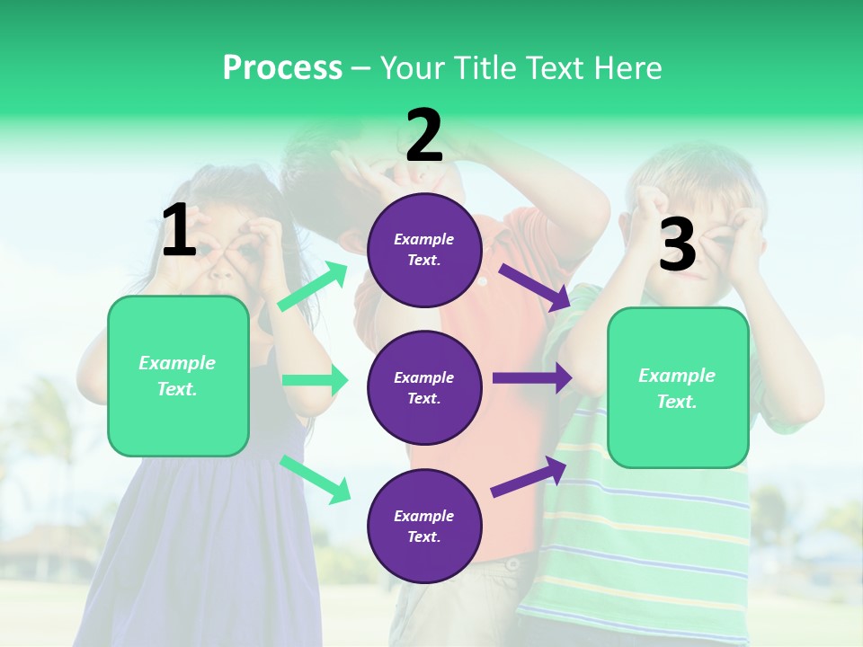 Summertime Smile Green PowerPoint Template