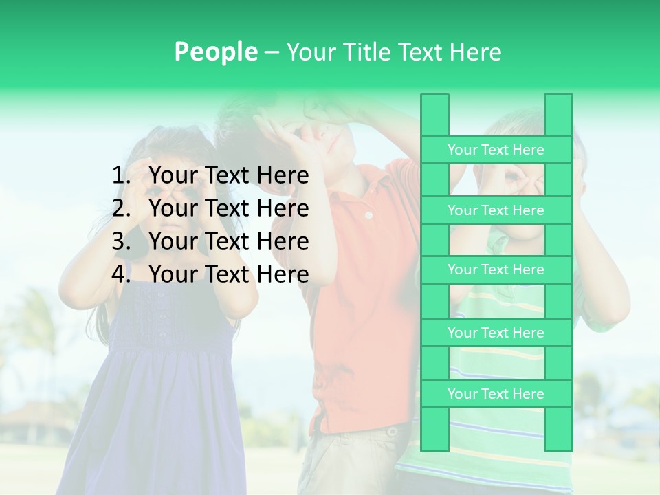 Summertime Smile Green PowerPoint Template