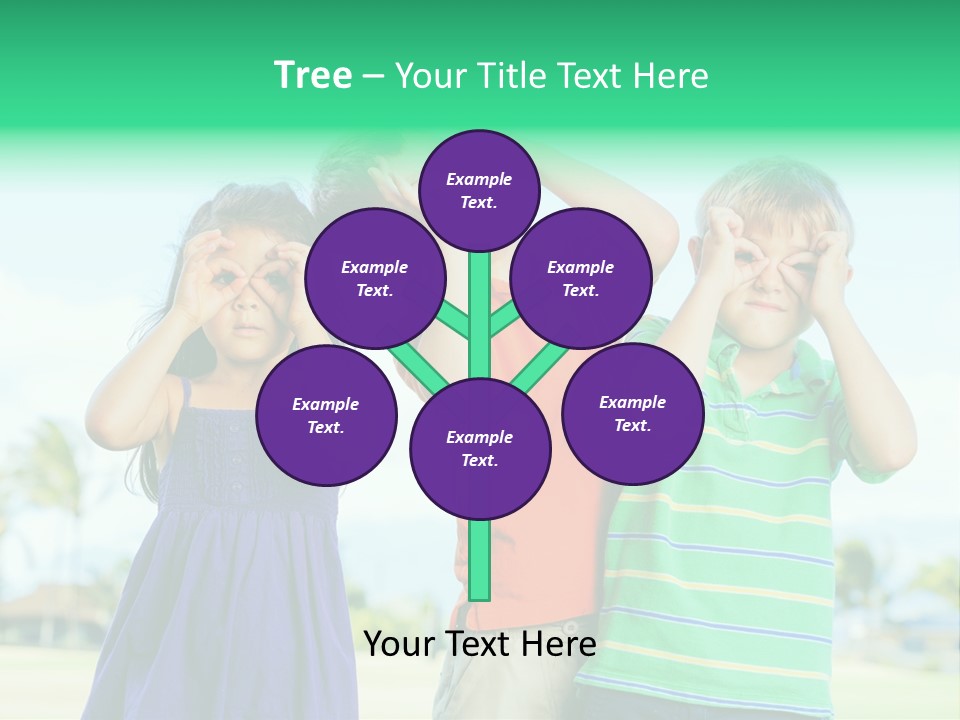 Summertime Smile Green PowerPoint Template
