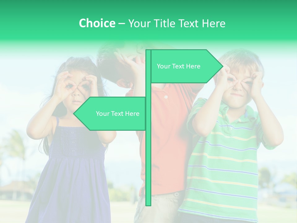 Summertime Smile Green PowerPoint Template
