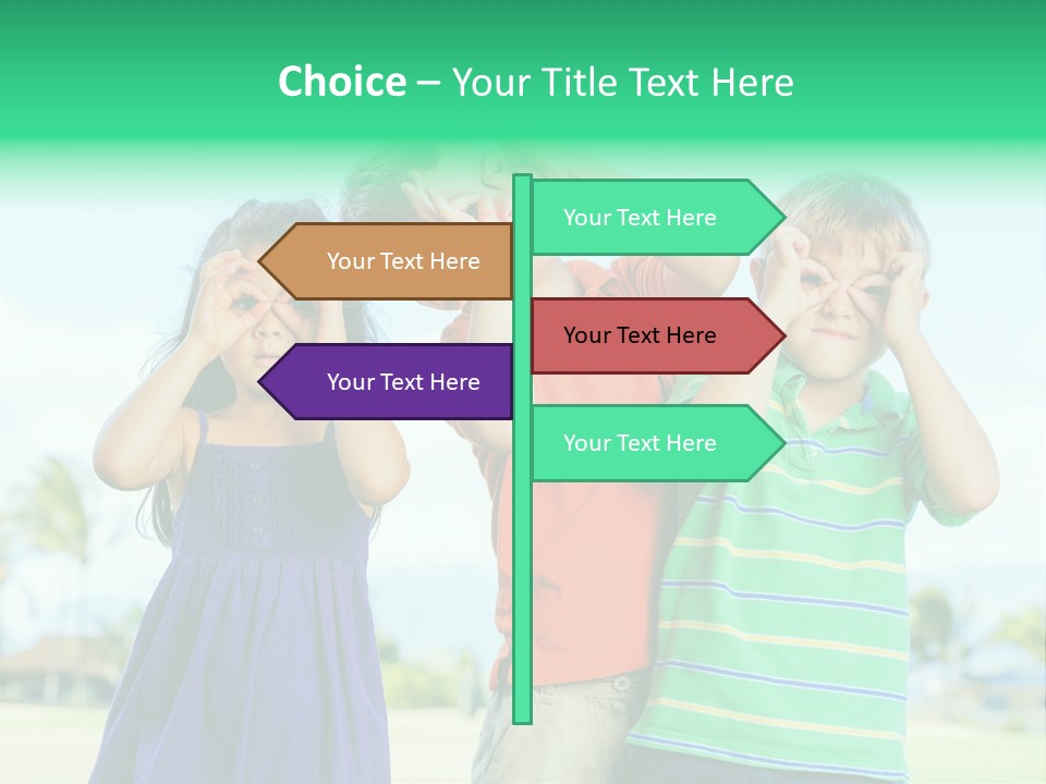 Summertime Smile Green PowerPoint Template