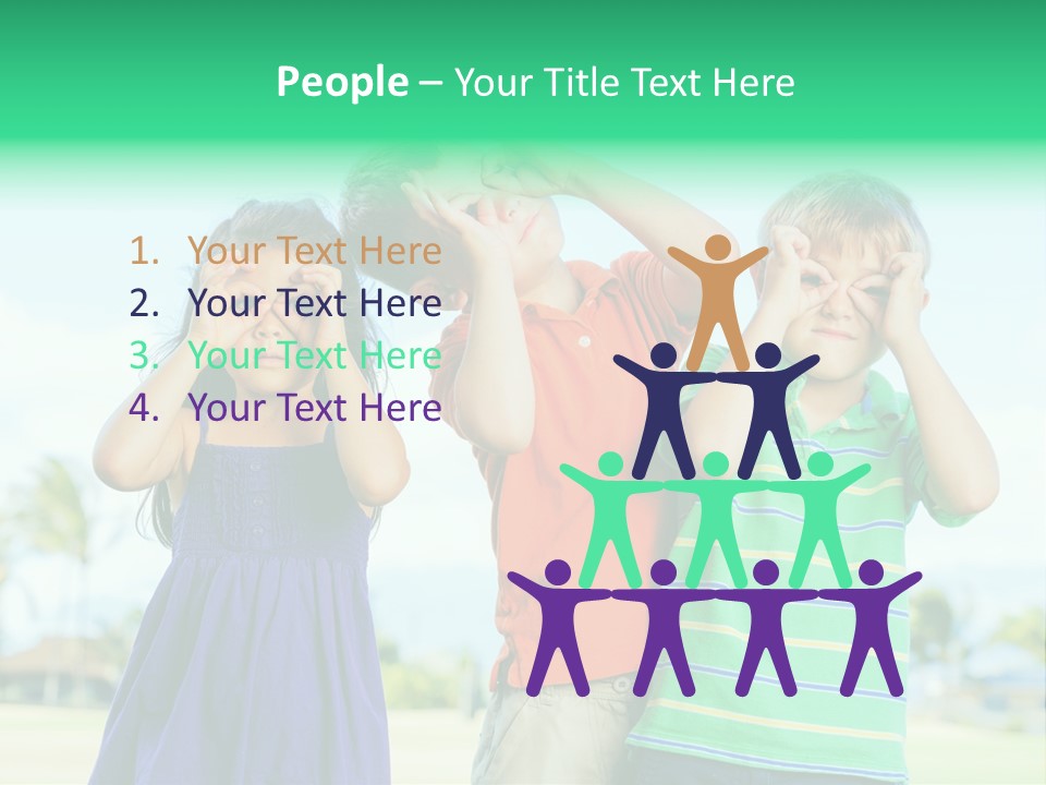 Summertime Smile Green PowerPoint Template