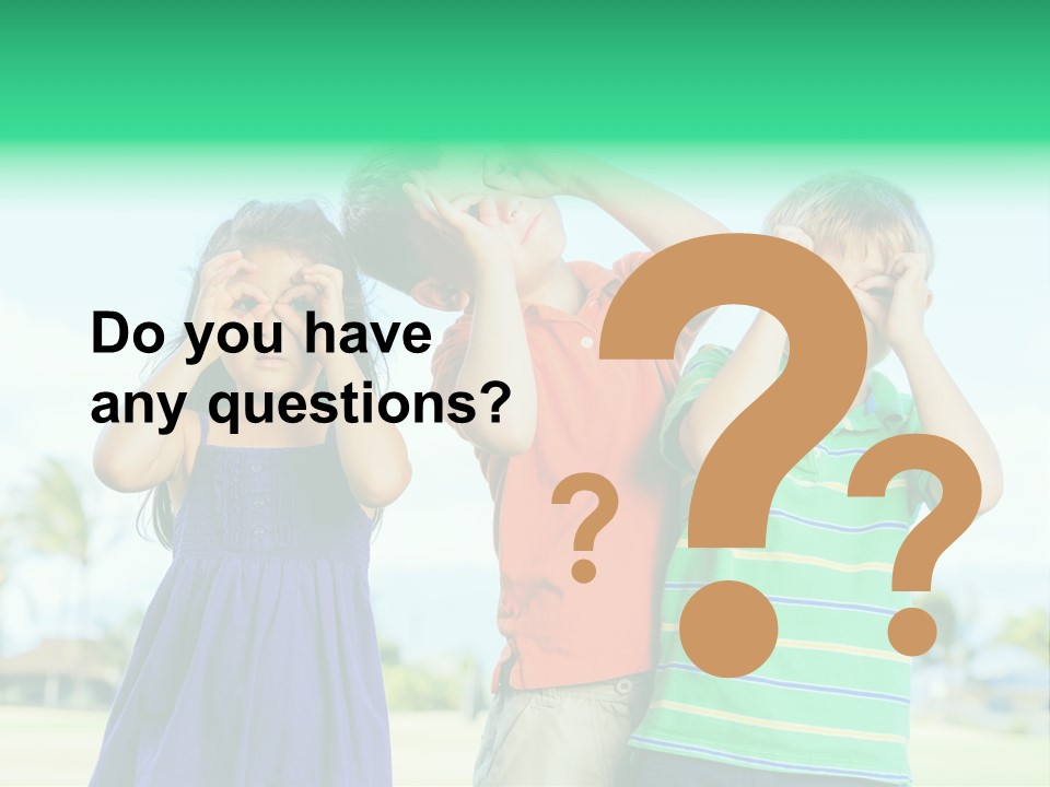 Summertime Smile Green PowerPoint Template