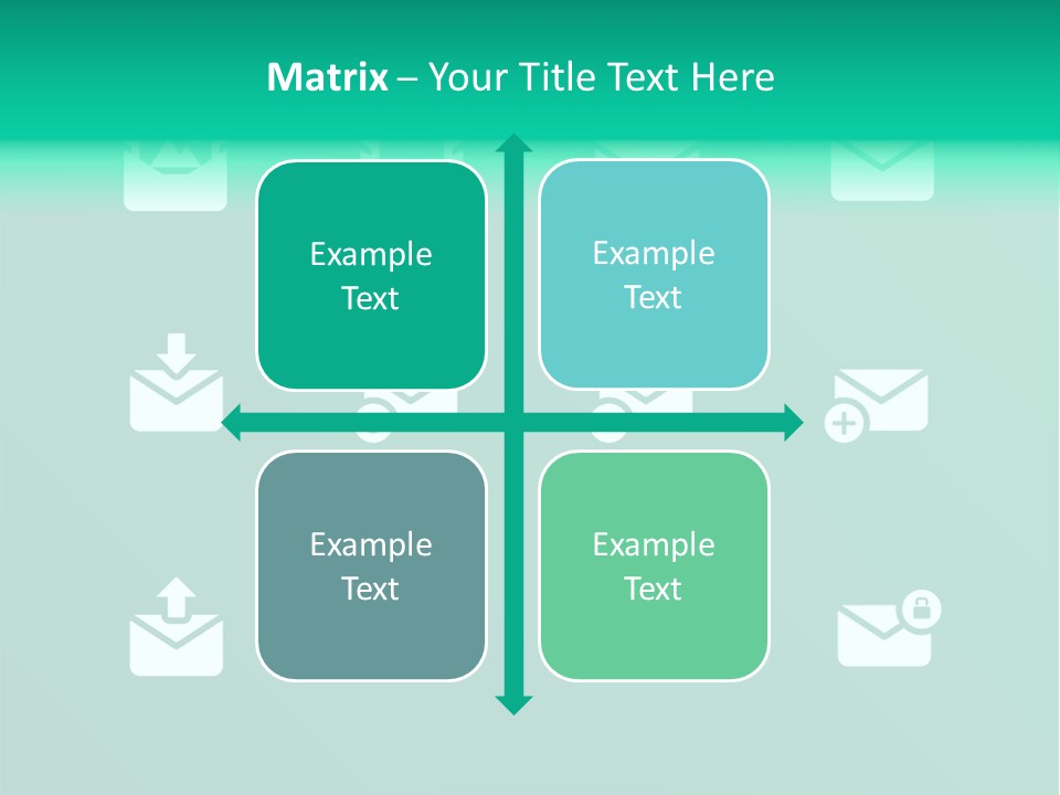 Document Arrow Pictogram PowerPoint Template