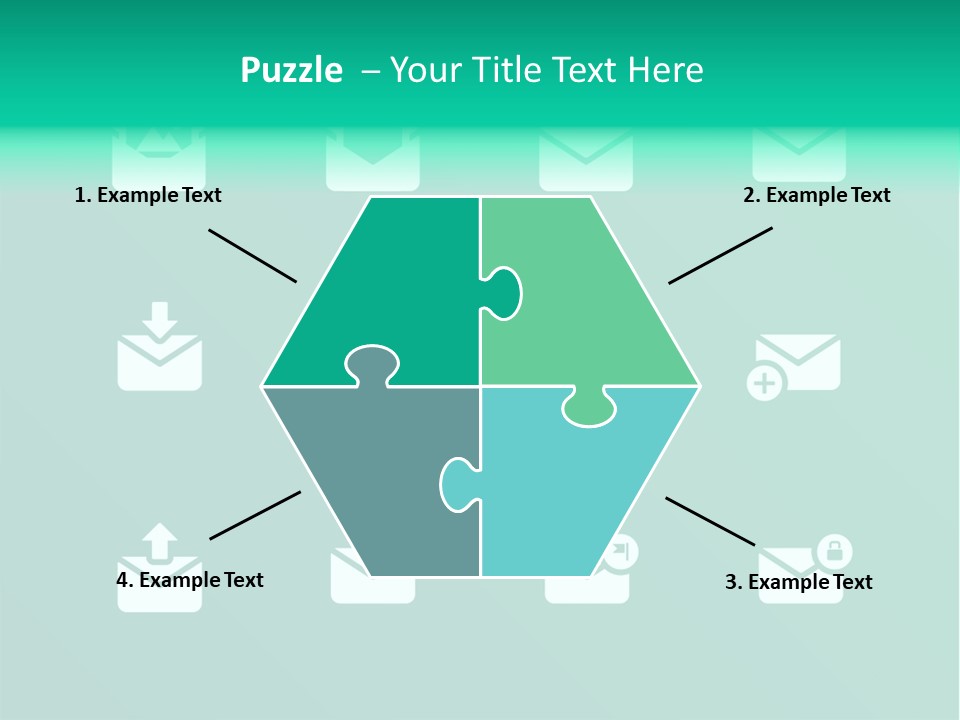 Document Arrow Pictogram PowerPoint Template