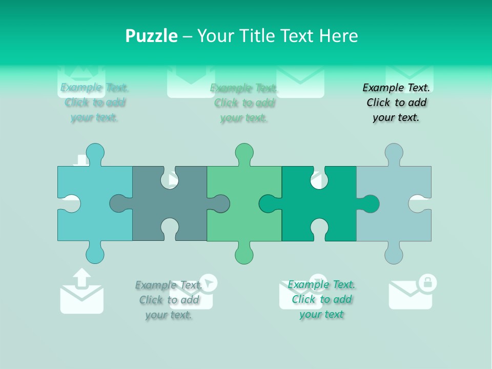 Document Arrow Pictogram PowerPoint Template
