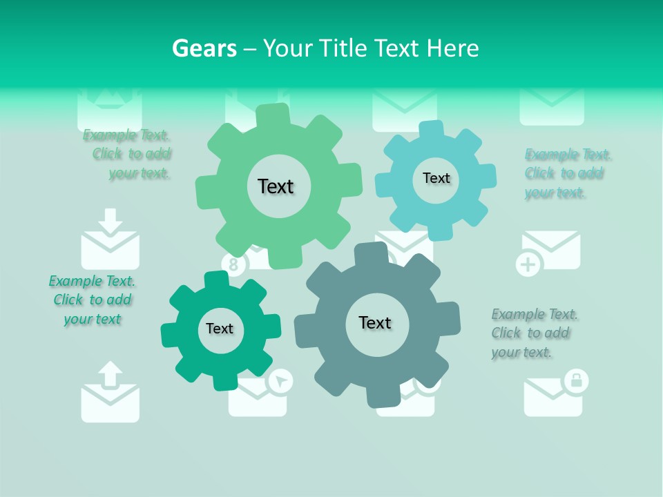 Document Arrow Pictogram PowerPoint Template