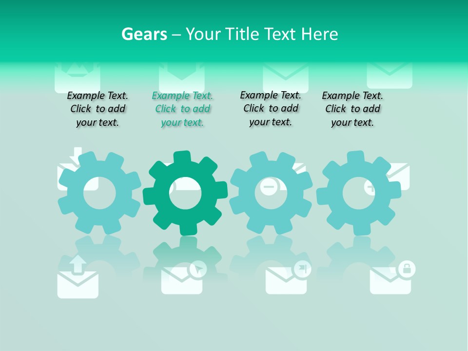 Document Arrow Pictogram PowerPoint Template