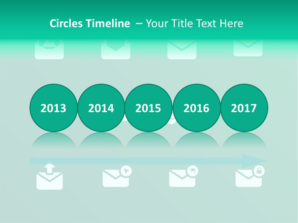 Document Arrow Pictogram PowerPoint Template