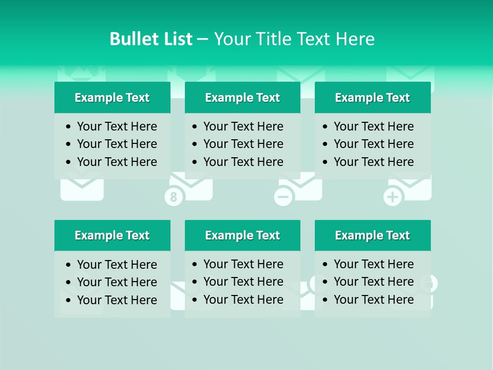 Document Arrow Pictogram PowerPoint Template