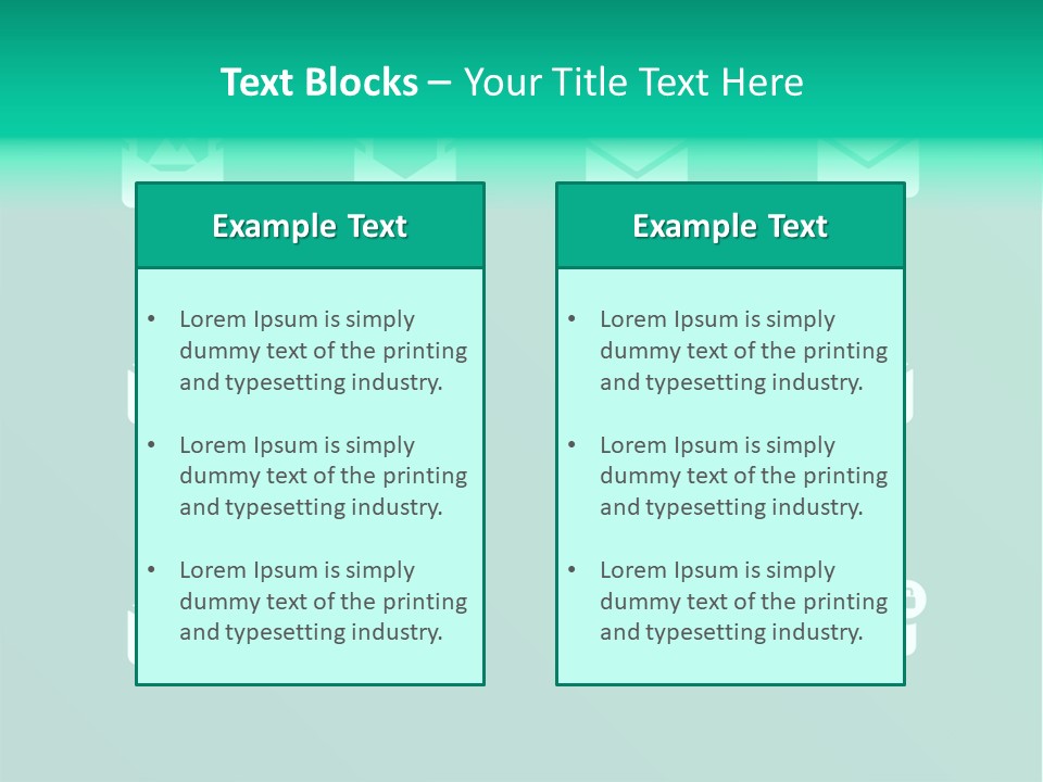 Document Arrow Pictogram PowerPoint Template