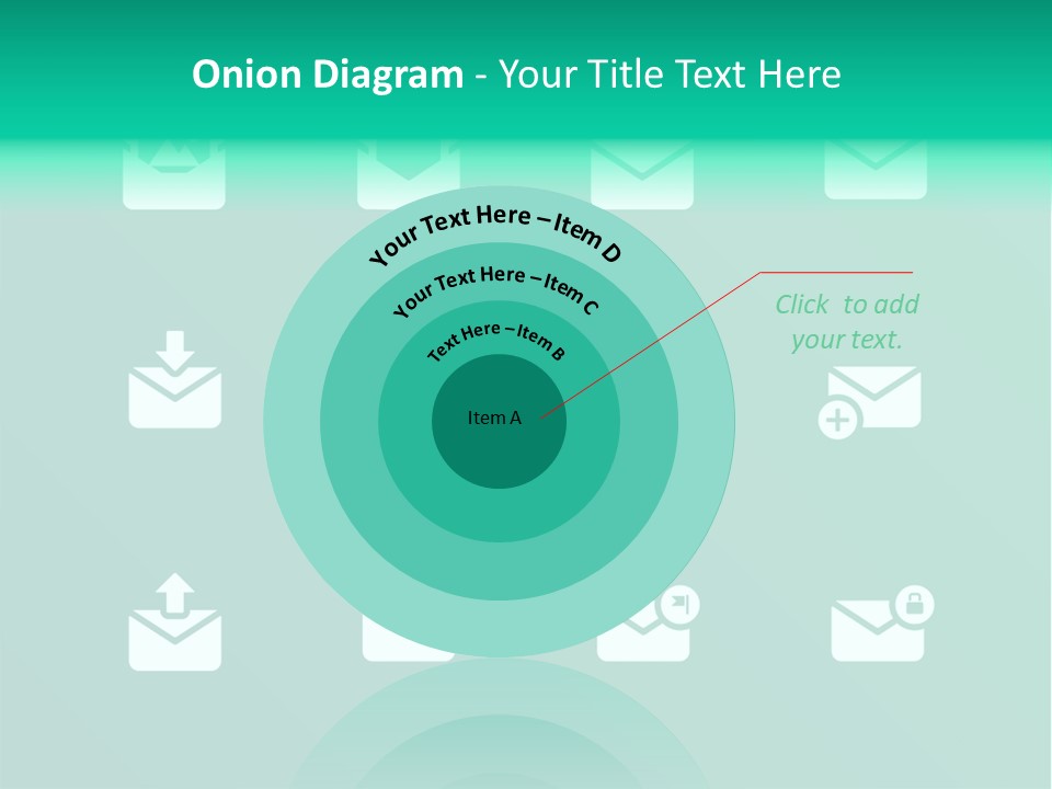 Document Arrow Pictogram PowerPoint Template