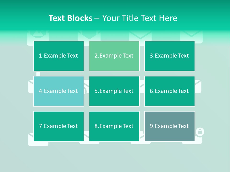 Document Arrow Pictogram PowerPoint Template