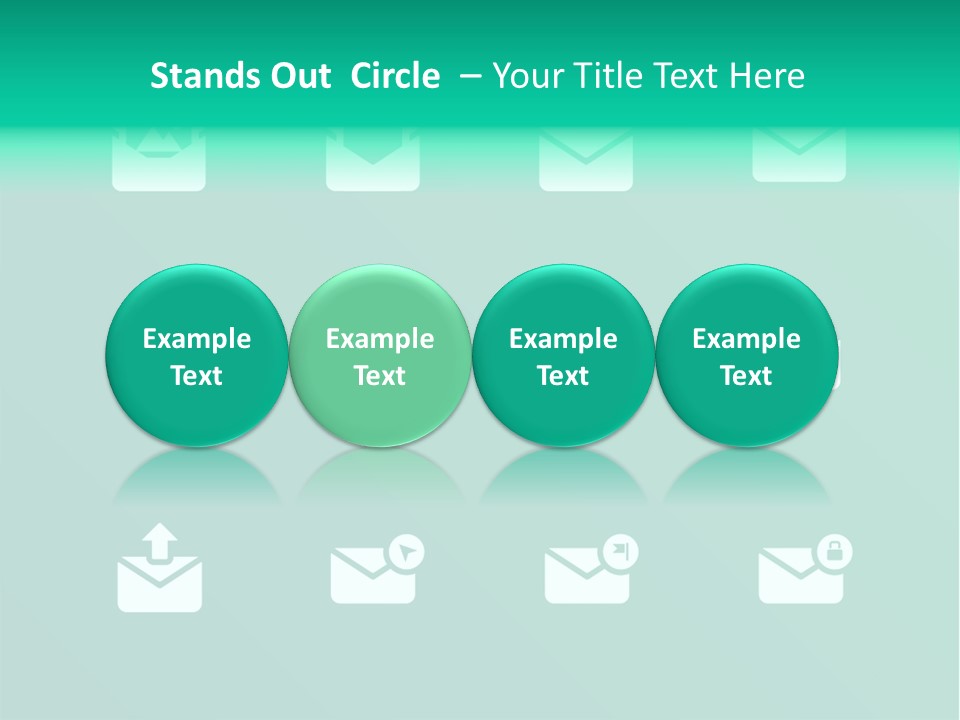 Document Arrow Pictogram PowerPoint Template