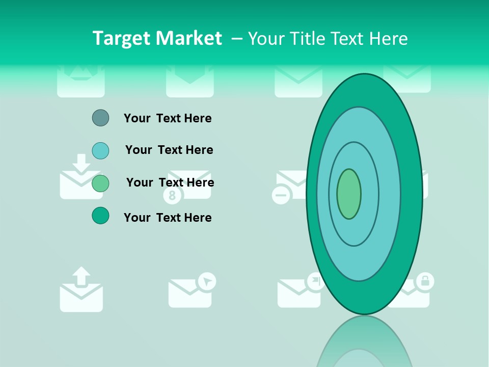 Document Arrow Pictogram PowerPoint Template