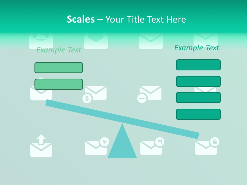 Document Arrow Pictogram PowerPoint Template