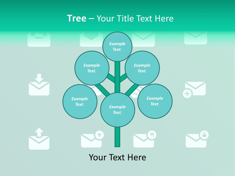 Document Arrow Pictogram PowerPoint Template