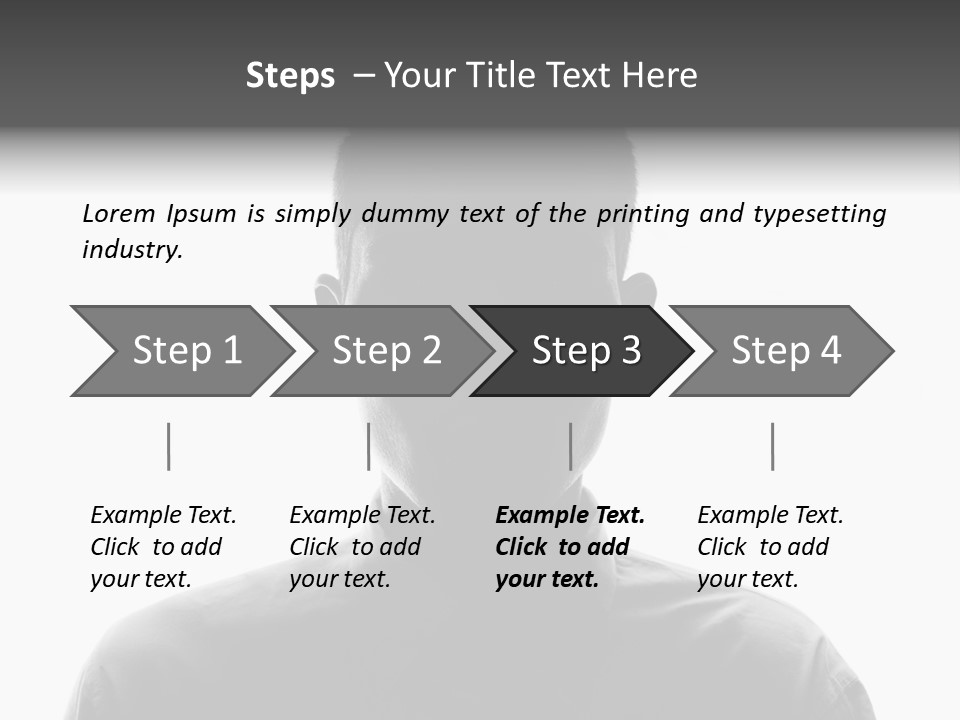 Business Male Person PowerPoint Template