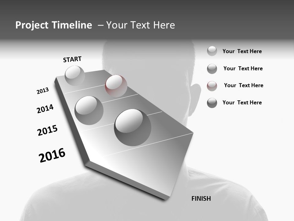 Business Male Person PowerPoint Template