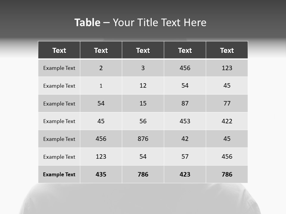 Business Male Person PowerPoint Template