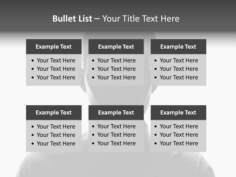 Business Male Person PowerPoint Template