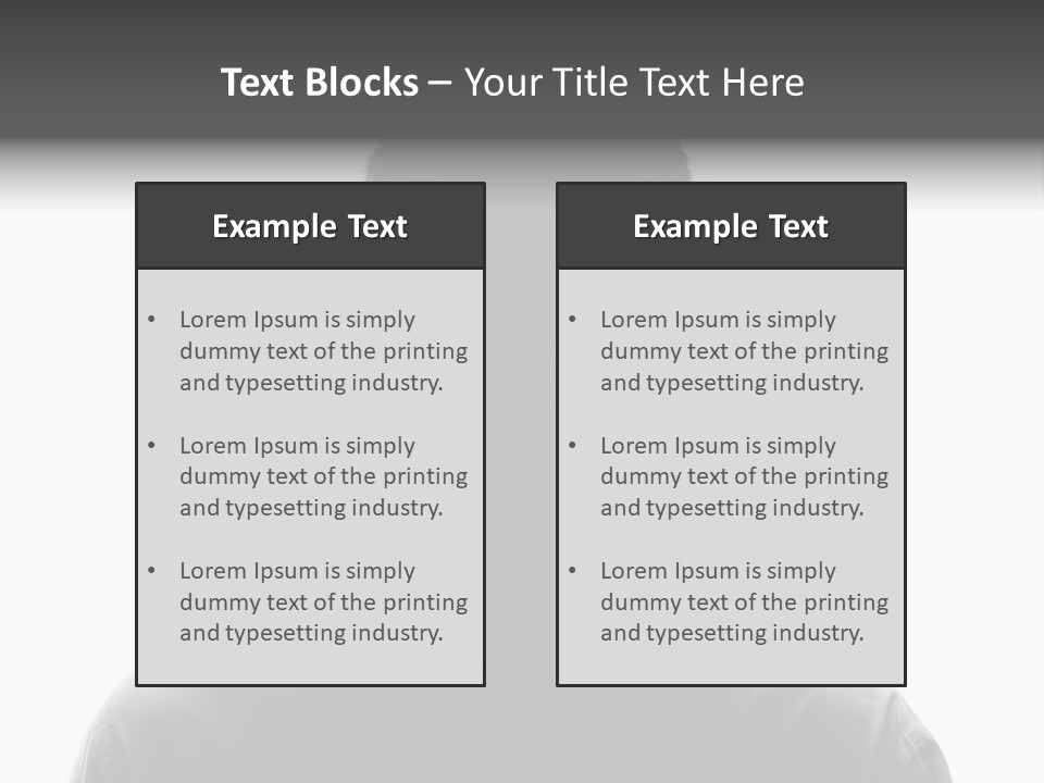Business Male Person PowerPoint Template