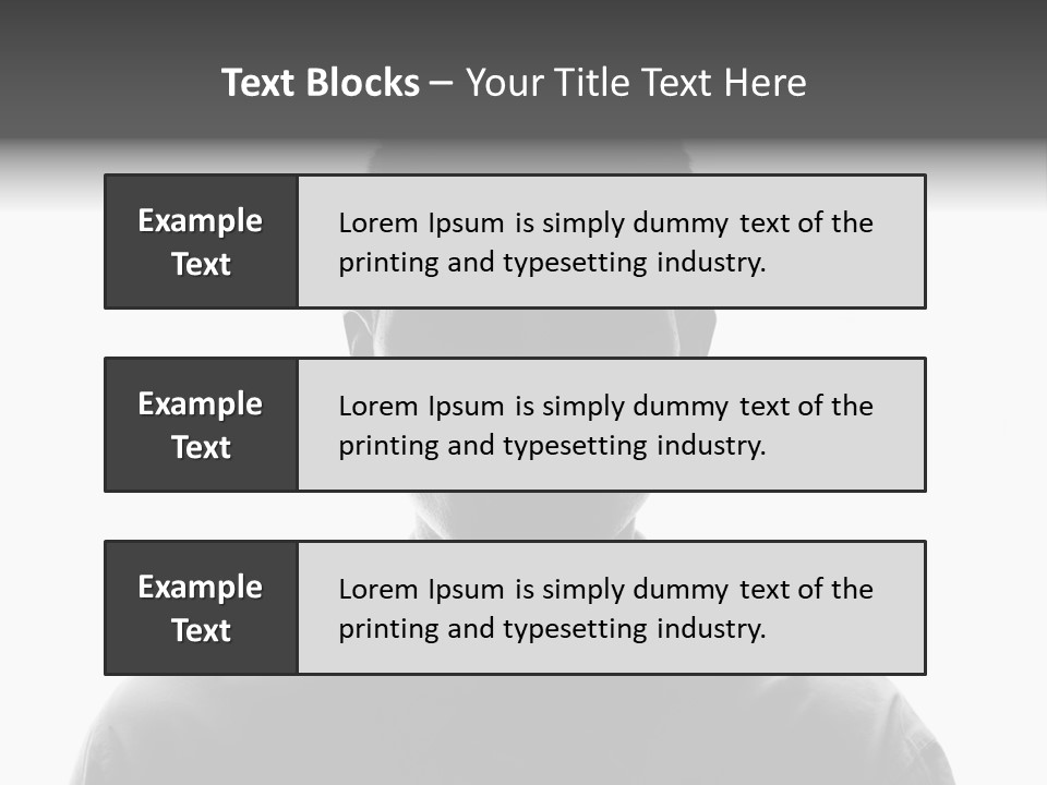 Business Male Person PowerPoint Template