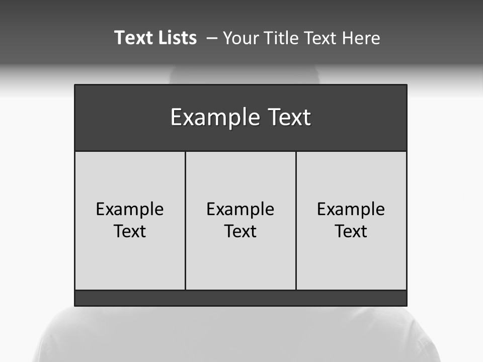 Business Male Person PowerPoint Template