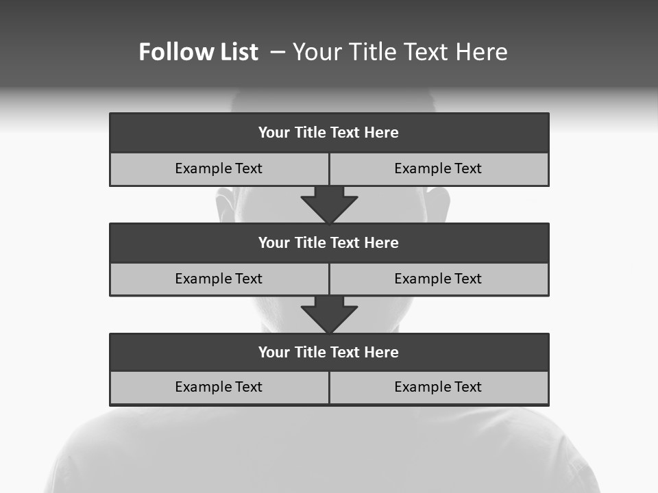 Business Male Person PowerPoint Template