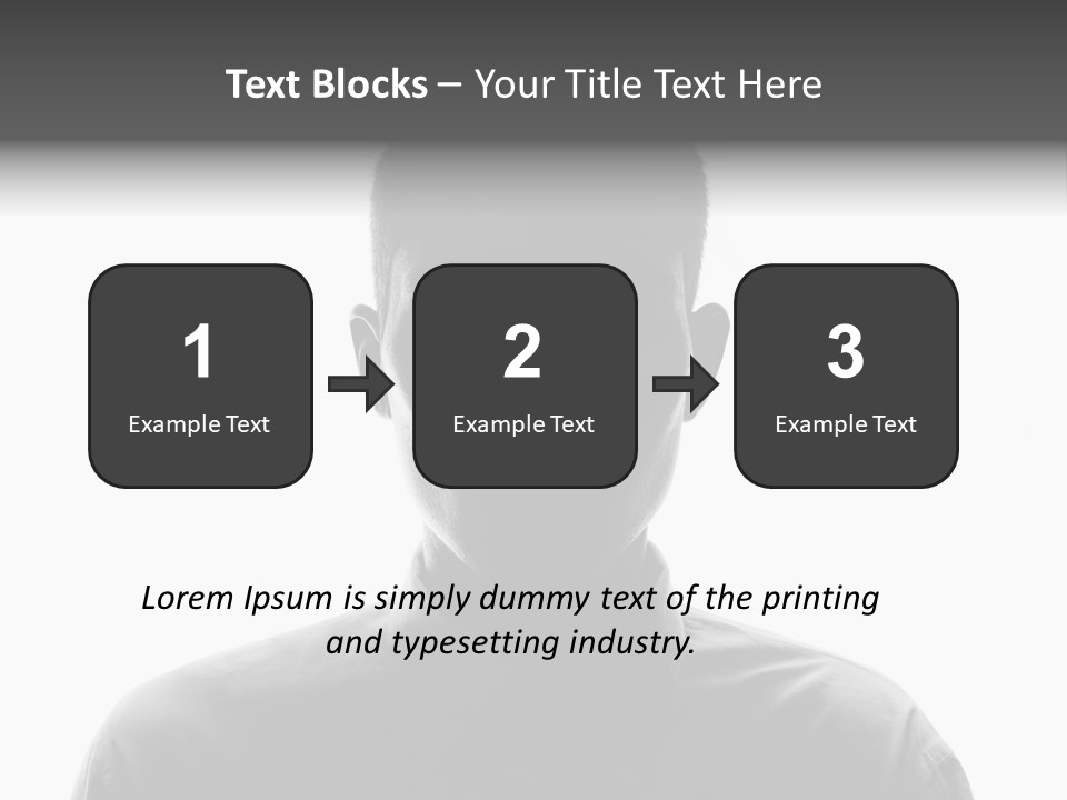 Business Male Person PowerPoint Template